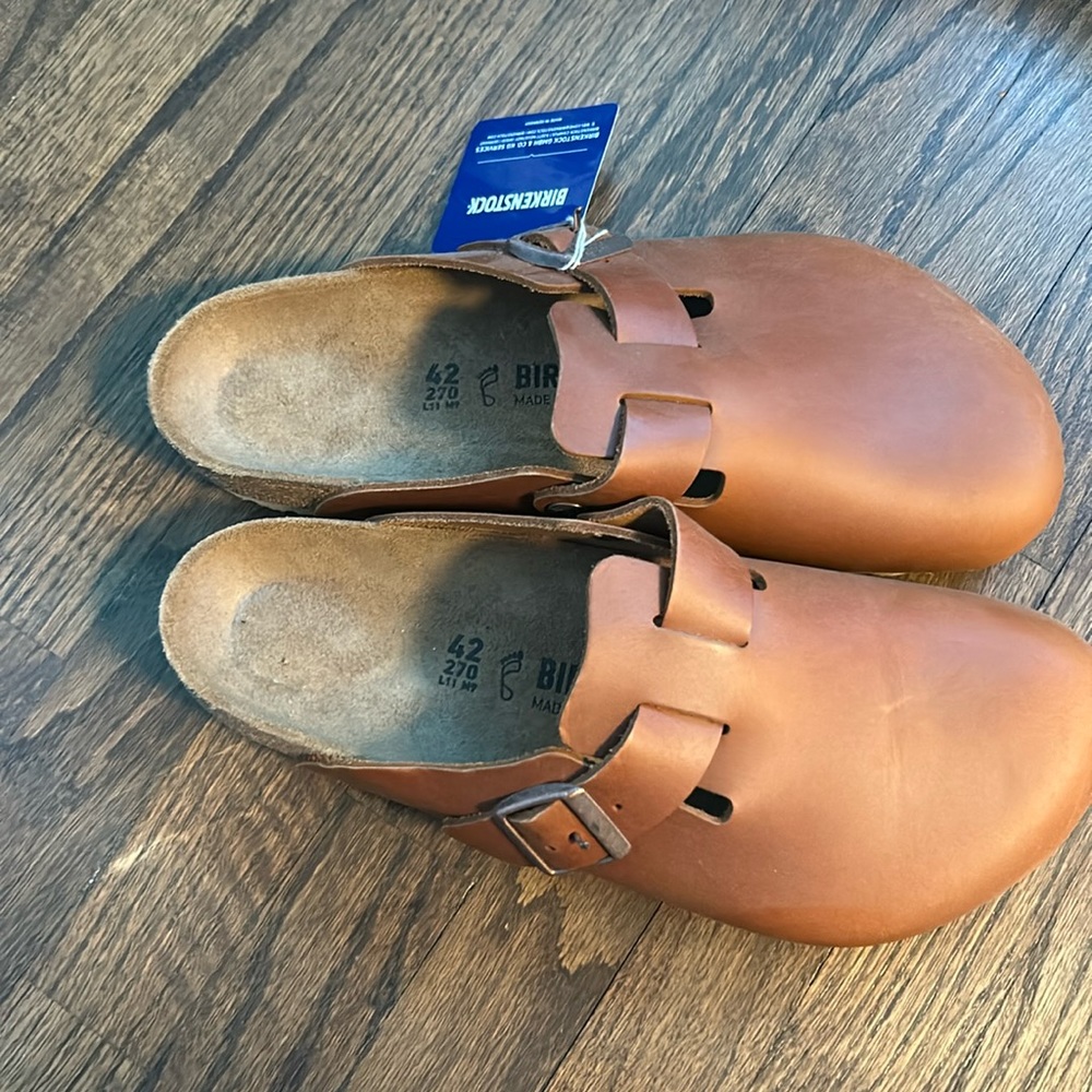 Birkenstock leather Boston’s unisex